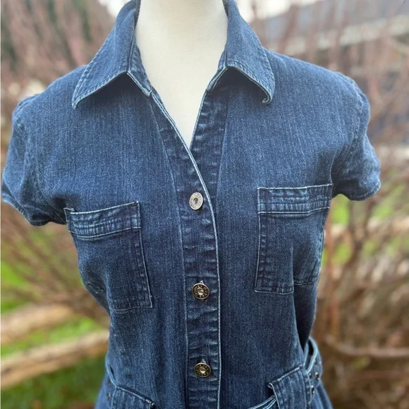 Denver Hayes Denim Dress – Size 10 - Picture 3 of 10